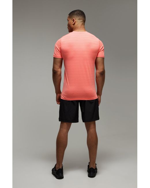 BoohooMAN Man Active Engineered Performance Regular Fit T-shirt for men