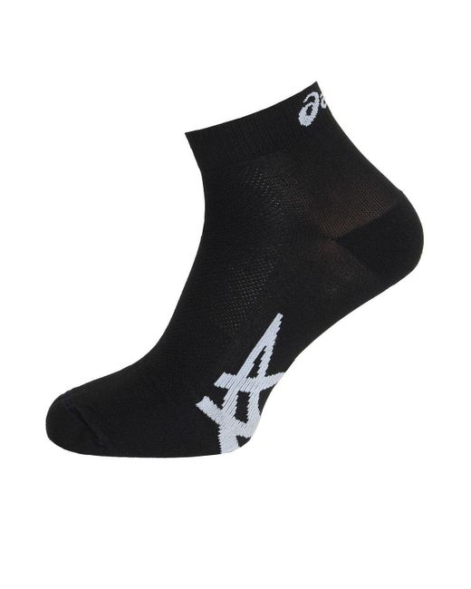 BoohooMAN Asics Black/white Quarter Tech Socks for men