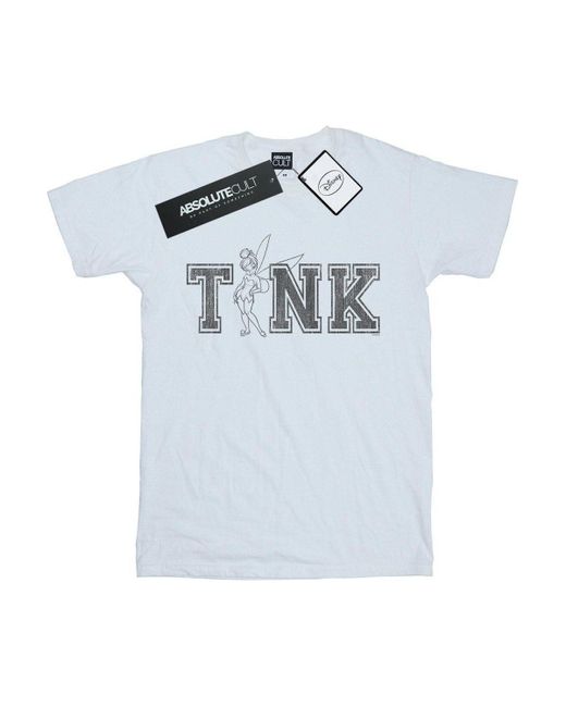 BoohooMAN White Disney Tinker Bell Collegiate Tink T-shirt for men