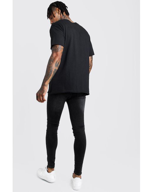 T Shirt Oversize Dragon Ball Z Officiel Jean Boohooman Pour Homme En Coloris Noir Lyst