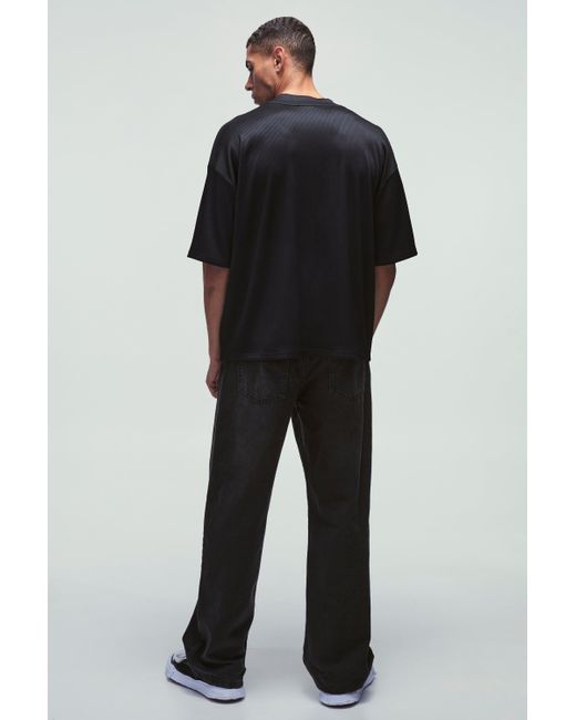 BoohooMAN Jersey-Shorts mit V-Ausschnitt in Black für Herren