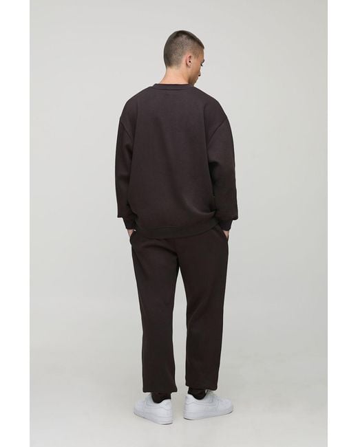 BoohooMAN Black Basic Regular Fit Jogger for men