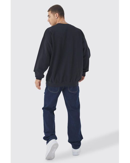 BoohooMAN Lockere zerrissene Jeans mit Cargo-Taschen in Blue für Herren