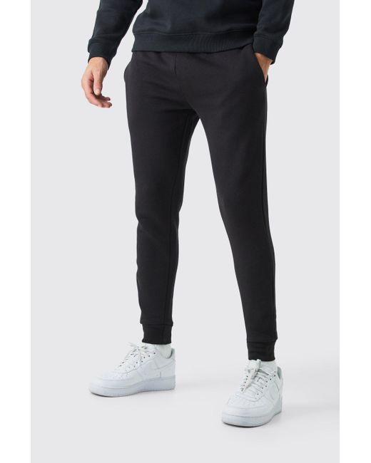 Skinny fit hot sale black joggers