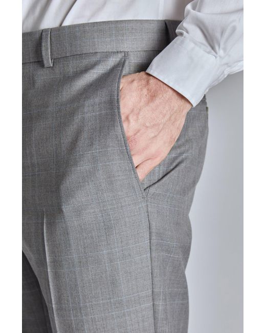 BoohooMAN Gray Ted Baker Indus Slim Trouser for men