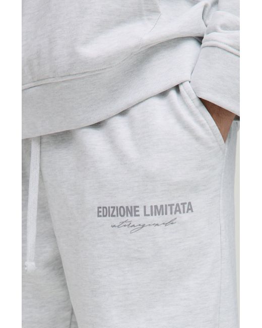 BoohooMAN Lockere Edition Limited Edition Jogginghose in Gray für Herren