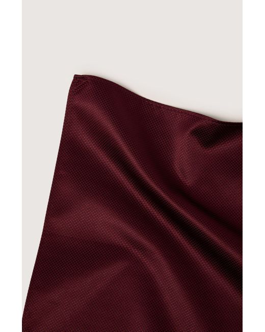 BoohooMAN Purple Antique Rogue Textured Handkerchief for men