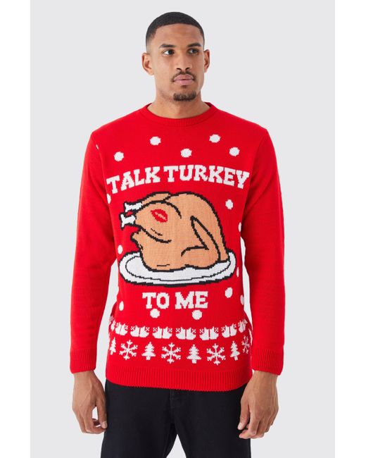 Boohooman top christmas jumper