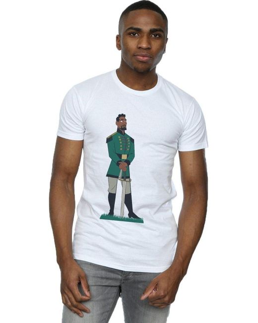 BoohooMAN White Disney Frozen 2 Mattias T-shirt for men