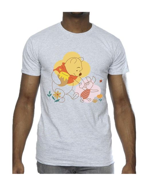 BoohooMAN White Disney Winnie The Pooh Piglet T-shirt for men
