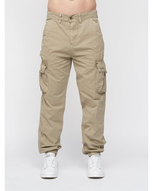 BoohooMAN Natural Kartmoore Combat Pants for men
