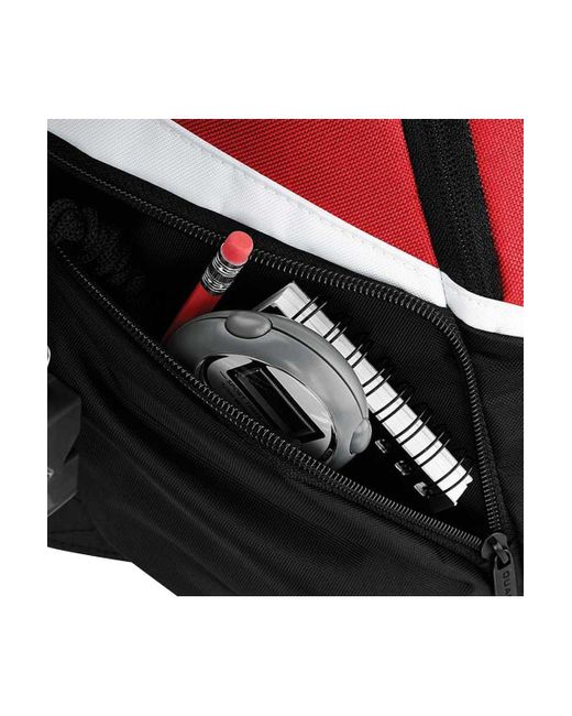 BoohooMAN Red Quadra Pro Team Backpack for men