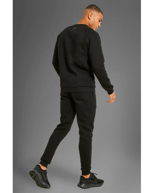boohooman black sweatshirt