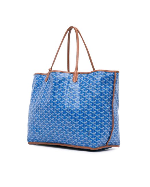 BoohooMAN Goyard Preloved Saint Louis Pm Tote Bag Wo - Blue for men