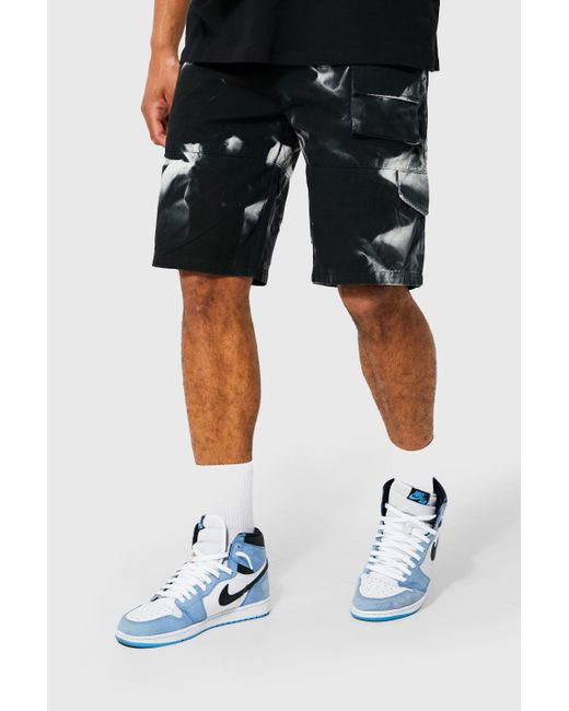 boohooman cargo shorts