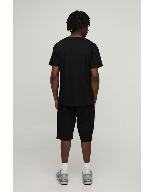 BoohooMAN Black 2 Pack Basic Regular Fit Crew Neck T-Shirts for men