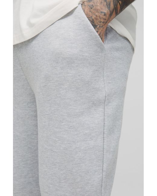 BoohooMAN Gray Tall Slim Extreme Flared Joggers for men