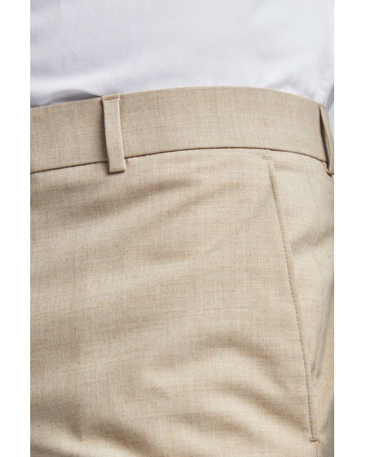 BoohooMAN Natural Antique Rogue Regular Trousers for men