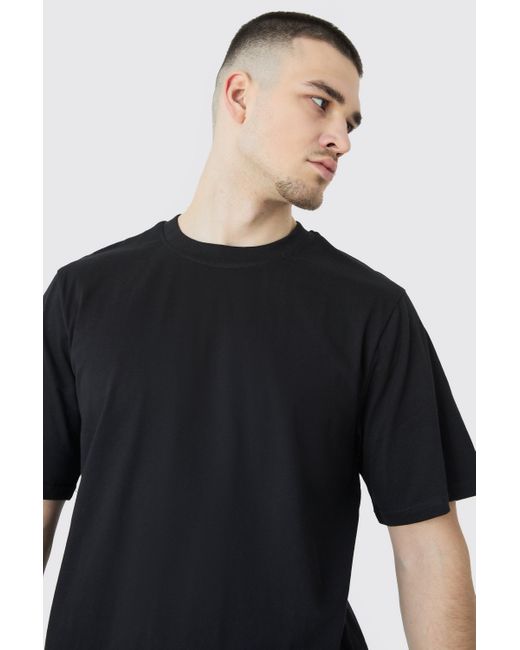 BoohooMAN Black Tall 2 Pack Basic T-shirt for men