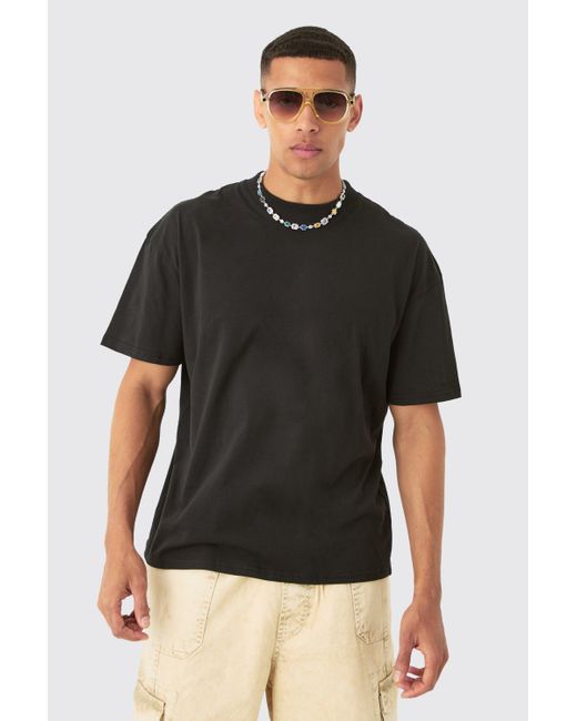 BoohooMAN Black Oversized Official Lemon Graphic T-shirt for men