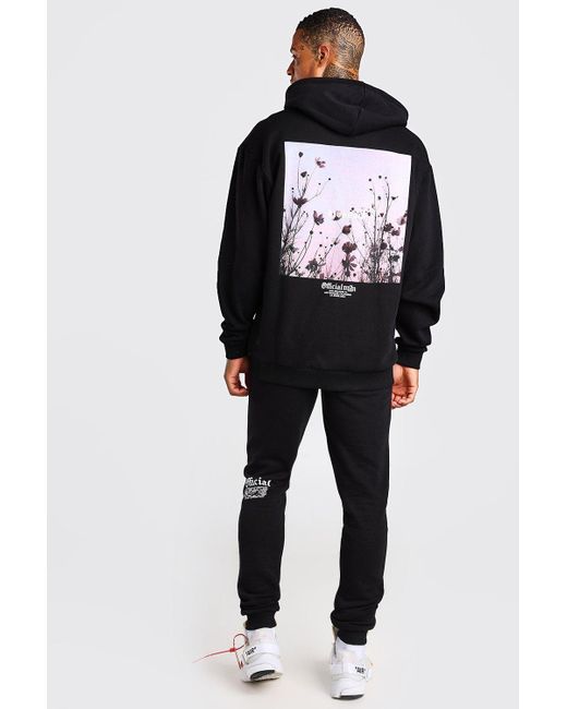 boohooman oversized tracksuit