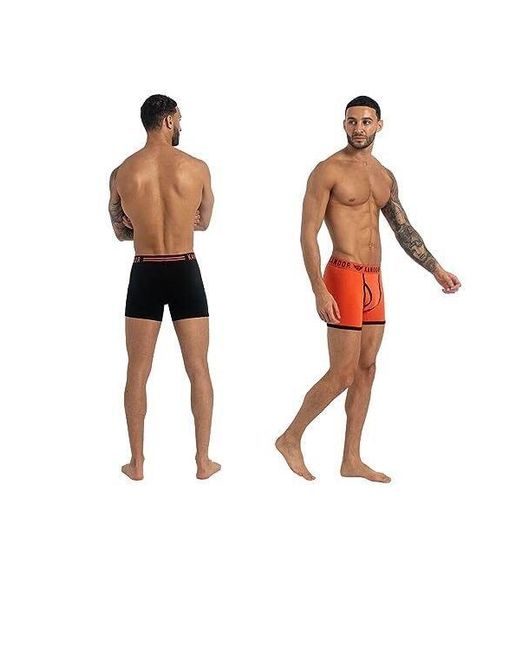 BoohooMAN Red Kandor Jeckers Boxers 7pk for men