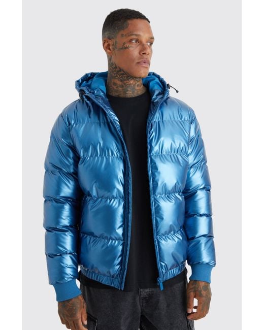 Mens quilted shop puffer jacket