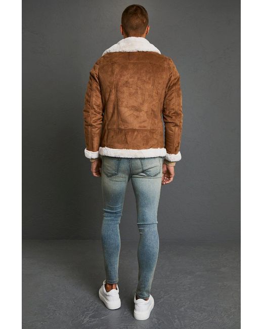 tan aviator jacket mens