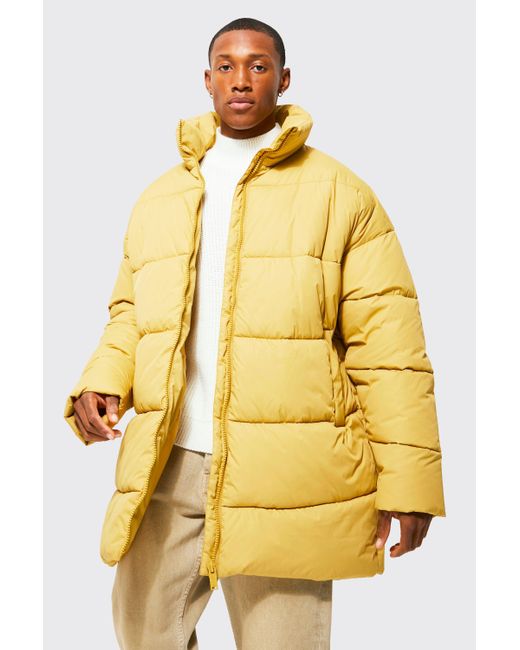 BoohooMAN Oversized Mid Length Funnel 