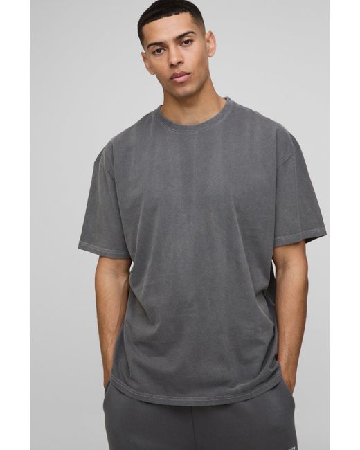 BoohooMAN Oversize T-Shirt mit Tokyo Build Print in Gray für Herren