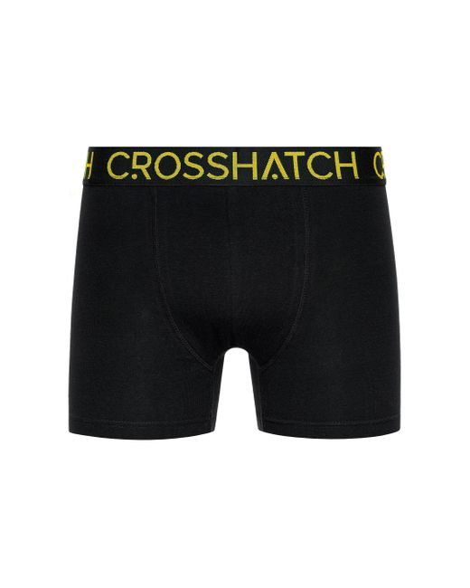 BoohooMAN Red Crosshatch Highlighter Boxers 3pk for men