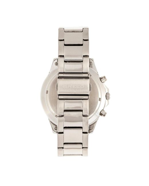 BoohooMAN Gray Breed Pegasus Bracelet Watch With Day & Date for men