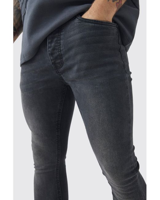 BoohooMAN Blue Super Skinny Stretch Jean for men