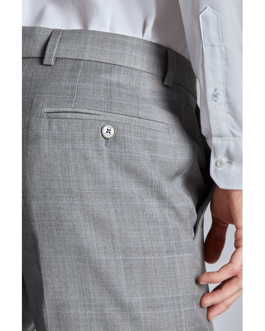 BoohooMAN Gray Ted Baker Indus Slim Trouser for men