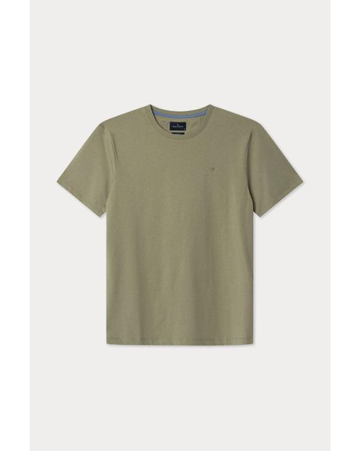 BoohooMAN Pima Cotton Tee Sage Green for men