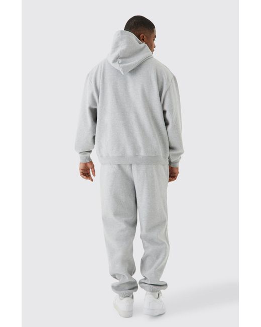 Boohooman tracksuit deals grey