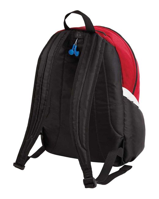 BoohooMAN Red Quadra Pro Team Backpack for men