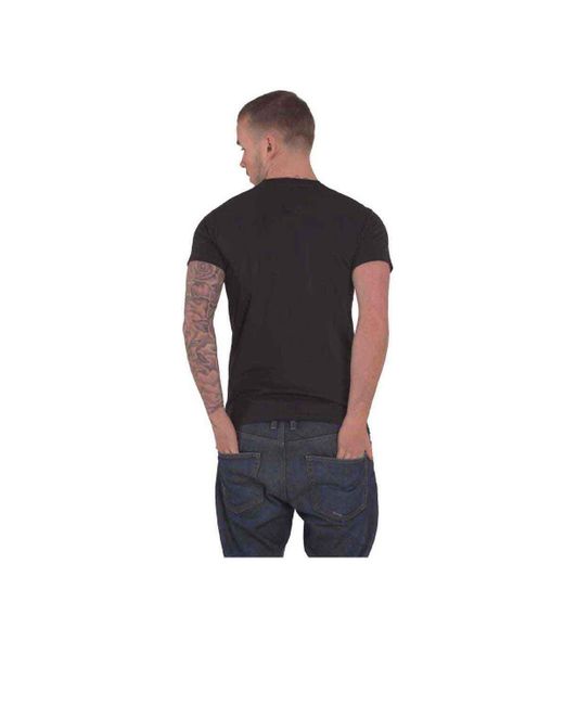 BoohooMAN Blue Iron Maiden Piece Of Mind Multi Head Eddie T Shirt for men