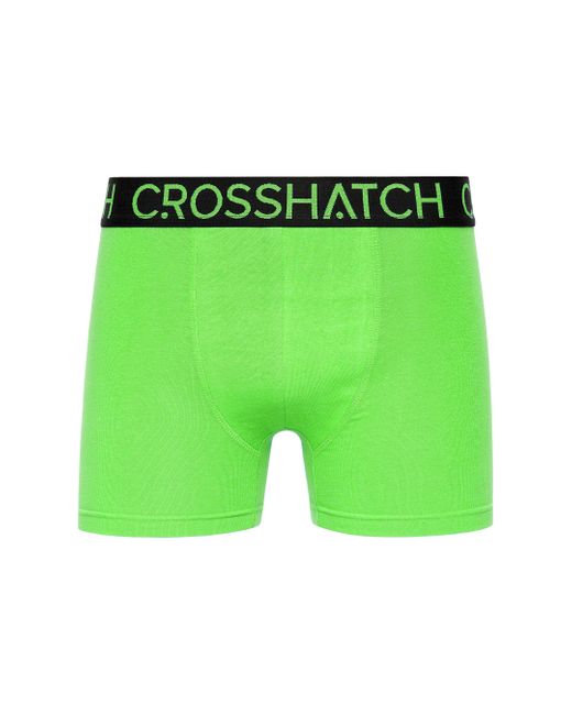 BoohooMAN Red Crosshatch Highlighter Boxers 3pk for men