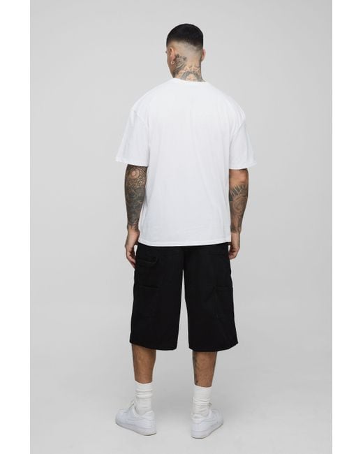 BoohooMAN Tall Oversize T-Shirt mit lizenziertem Eazy-E Print in Gray für Herren
