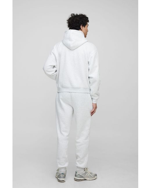 BoohooMAN Gray Basic Regular Fit Jogger for men