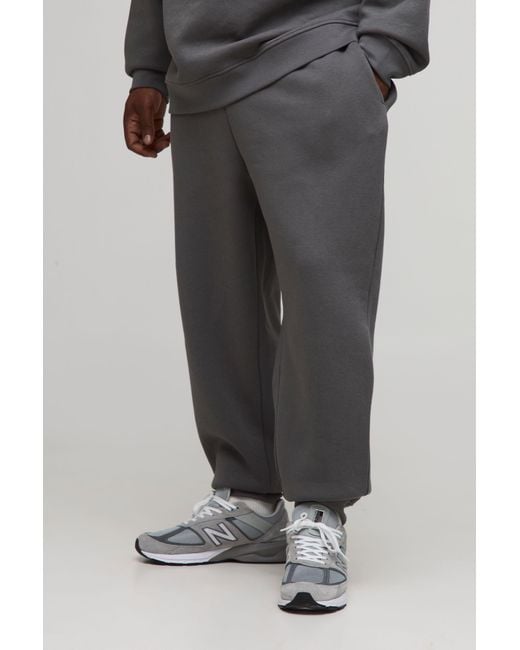 BoohooMAN Black Plus Basic Regular Fit Jogger for men