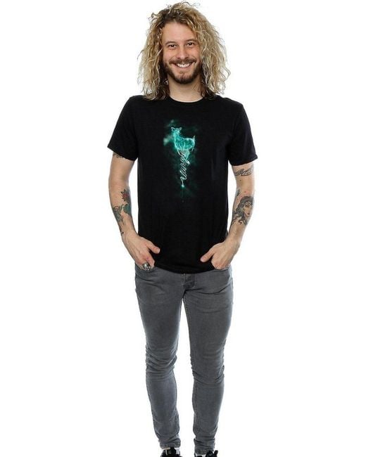 BoohooMAN Black Harry Potter Always Severus Snape Cotton T-shirt for men