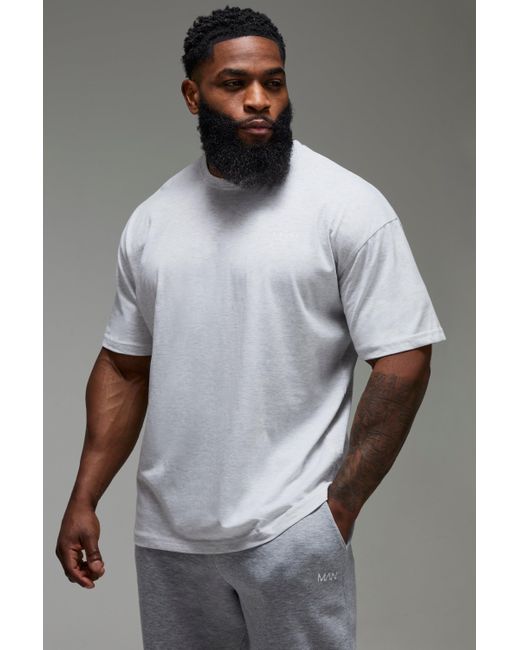 Camiseta Oversize Man Active X Everlast Boohoo de color Gray