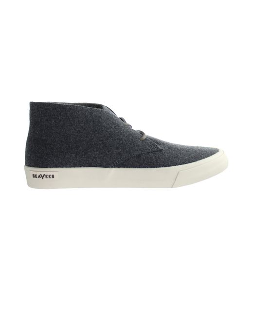BoohooMAN Black Seavees Maslon Desert Sur Grey Boots for men