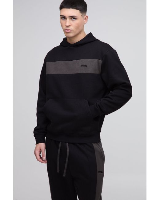 BoohooMAN Man Colorblock Trainingsanzug mit Kapuze in Blue für Herren