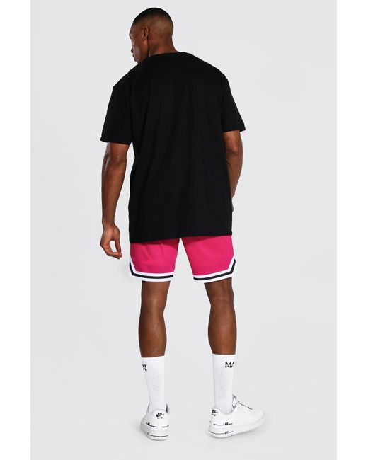 boohooman mesh shorts