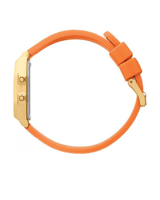 BoohooMAN Orange Ice-watch 022052 Ice Digit Retro 32mm Quartz Watch for men