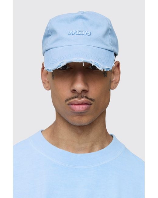 BoohooMAN Man Signature Kappe in Blue für Herren