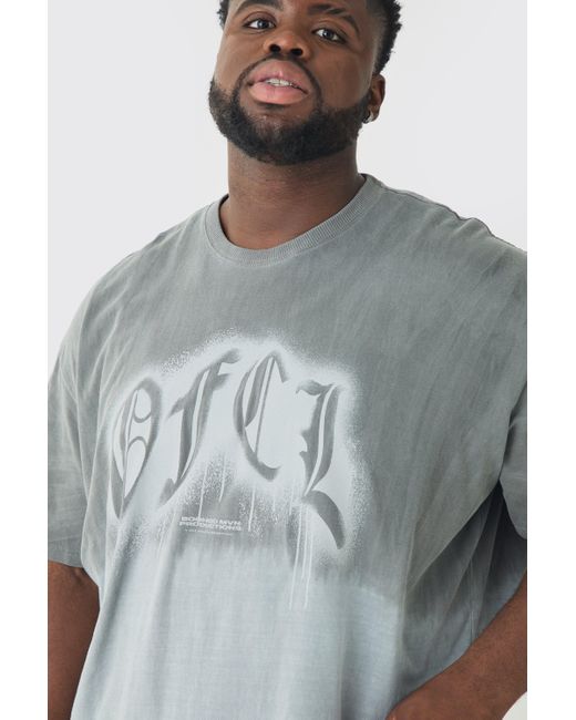 Camiseta negra desteñida hotsell